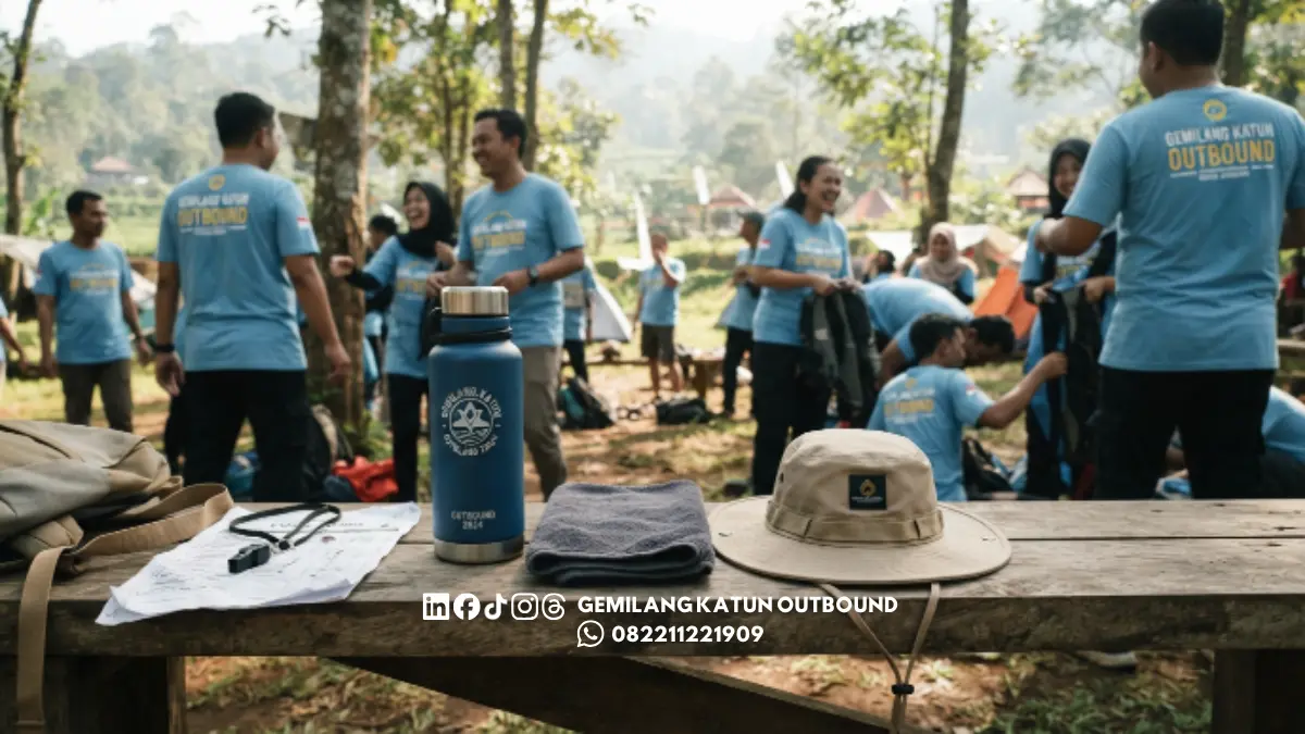 Daftar perlengkapan outbound yang wajib dibawa peserta perusahaan